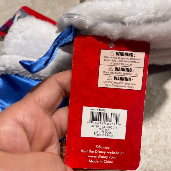 Lot of 3 Pcs~1~Frozen Christmas Door Knob Hanging 5.5” & 2~ Mini Stocking 7” - Picture 12 of 17